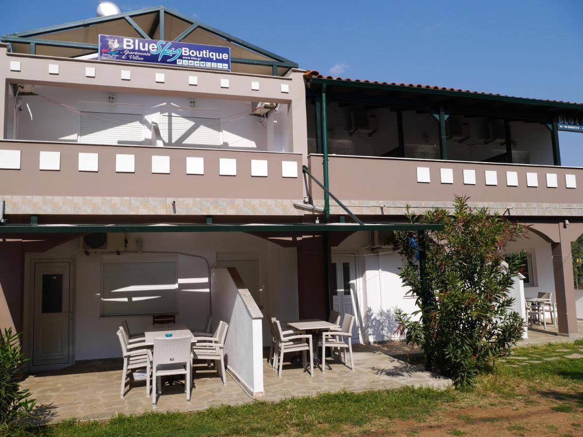 Blue Sky Apartments Skala Potamia  Esterno foto